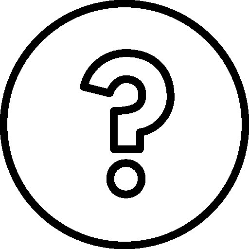 Иконка вопросительный знак