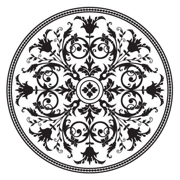 Круглый орнамент