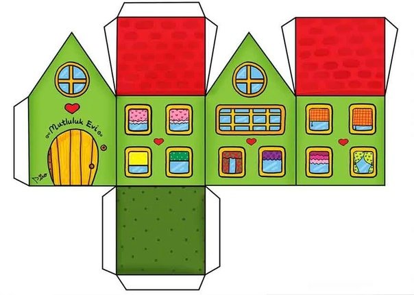 Домик для склеивания