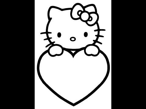 Раскраска Хелло Китти