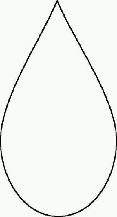 Трафарет лепестка цветка