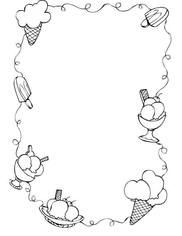 Рамочки для раскрашивания