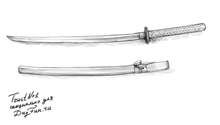 Катана Муичиро клинок