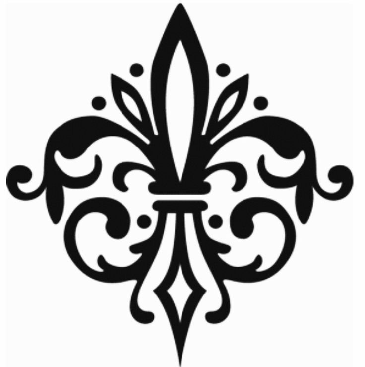 Геральдическая Лилия орнамент