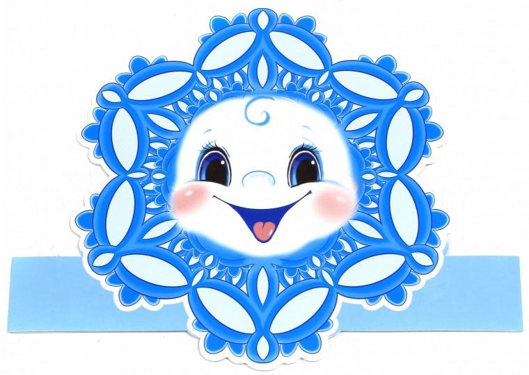 Снежинки с мордашками