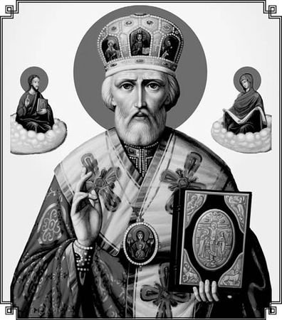 Икона Николай угодник на памятник