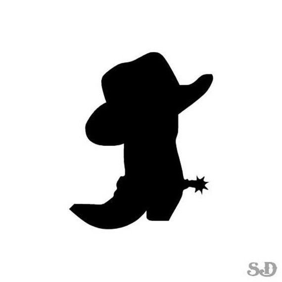 Ковбой силуэт