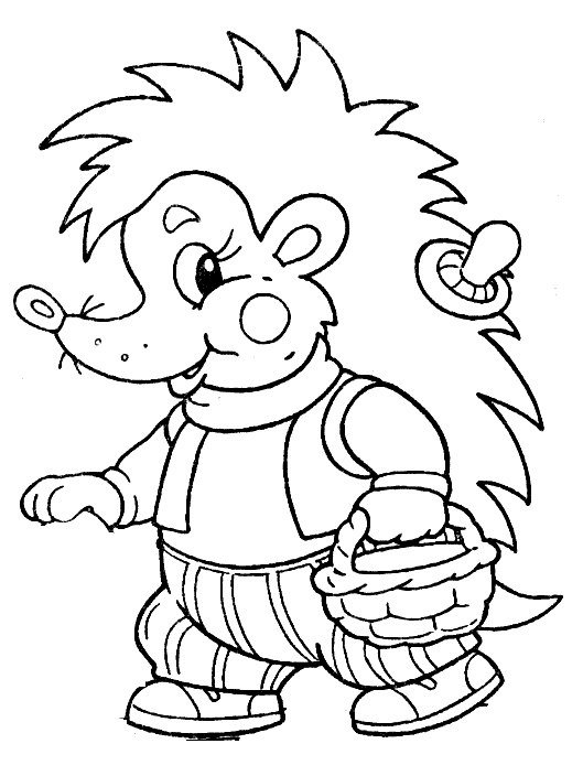 Раскраски для детей 4 лет герои сказок