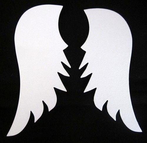 Крылышки для ангела из бумаги