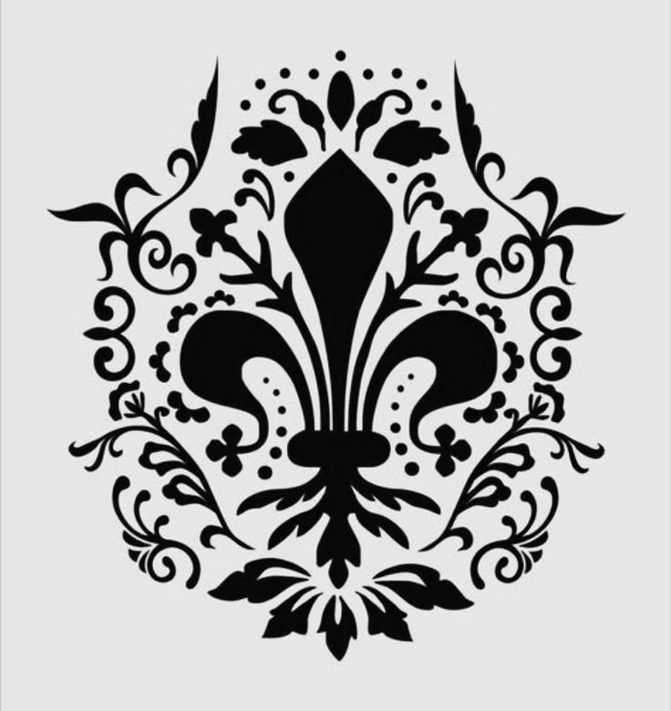 Орнамент с лилией