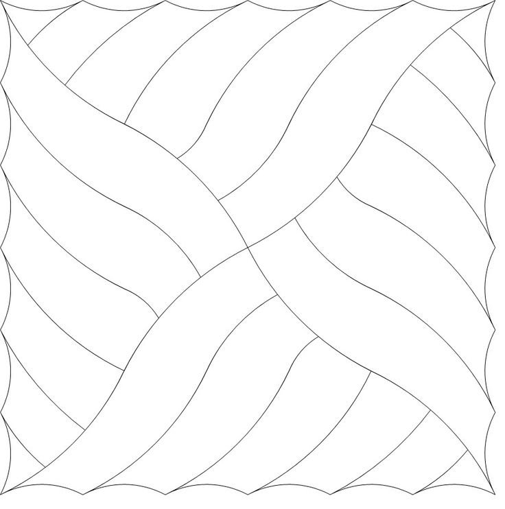 Схемы Стежки для квилтинга