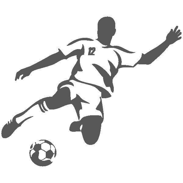 Силуэт футболиста