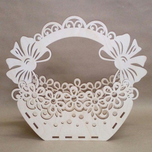 Корзинки для цветов из фанеры