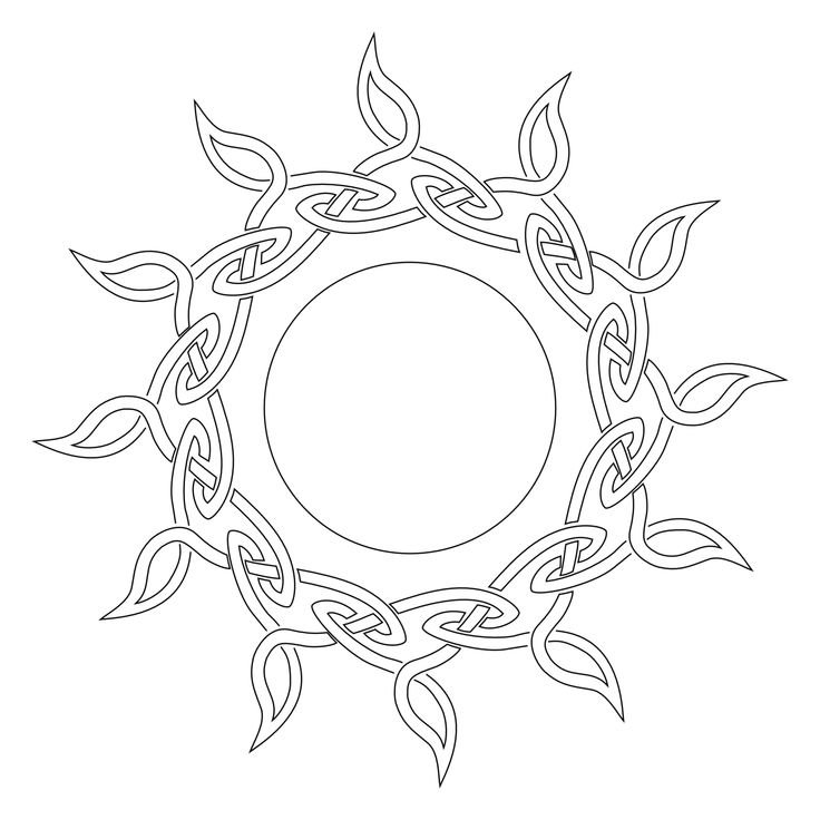 Славянский орнамент круг