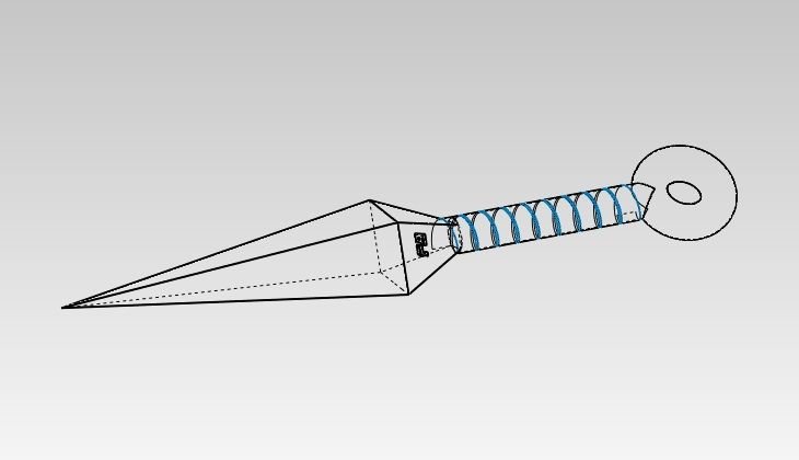 Кунай раскраска