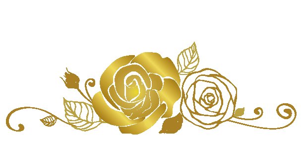 Золотая роза вектор