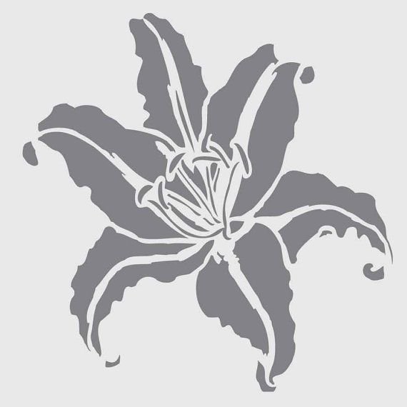 Трафареты цветов для барельефа