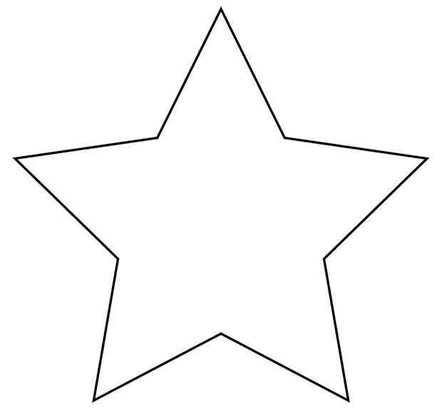 Звездочка раскраска