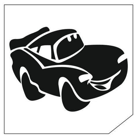 Трафарет автомобили