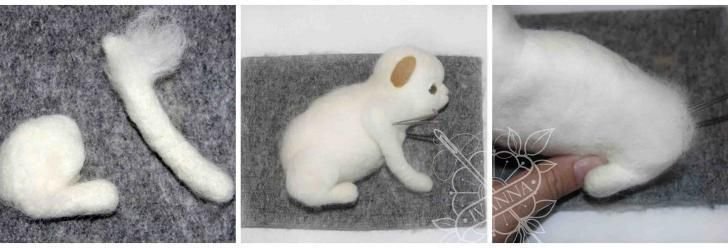 Кошка из шерсти