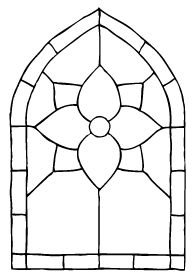 Витраж рисунок