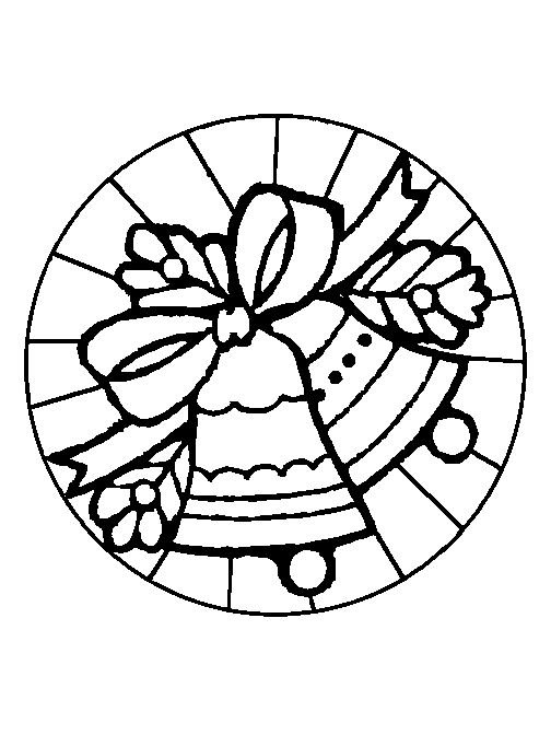 Новогодний витраж для детей