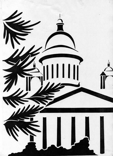 Трафарет Петербург