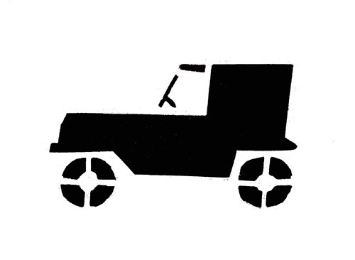 Трафарет для покраски детской площадки