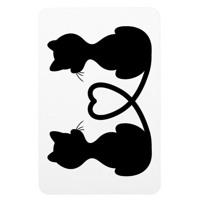 Силуэт котенка