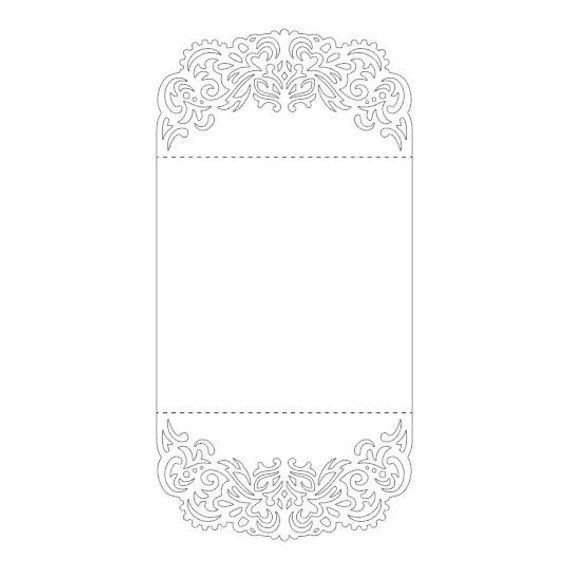 Макет конверта для плоттера