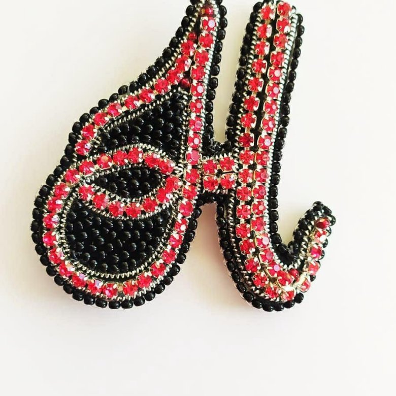 Бисер с буквами