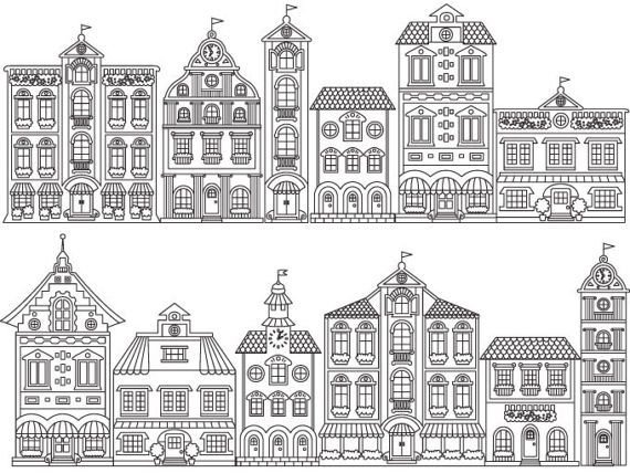 Стилизация зданий