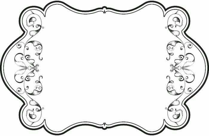 Красивая рамка для надписи