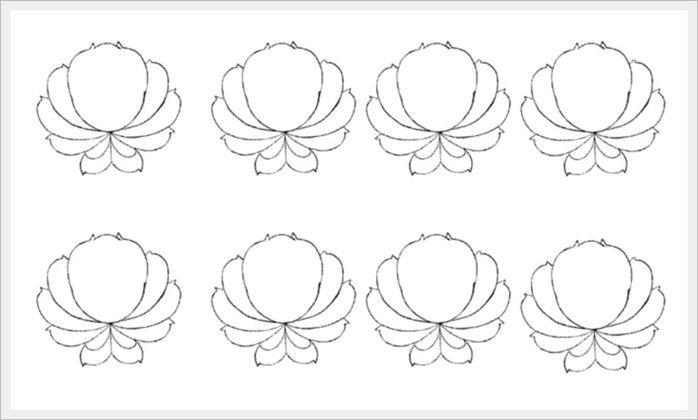 Цветы шаблоны для рисования