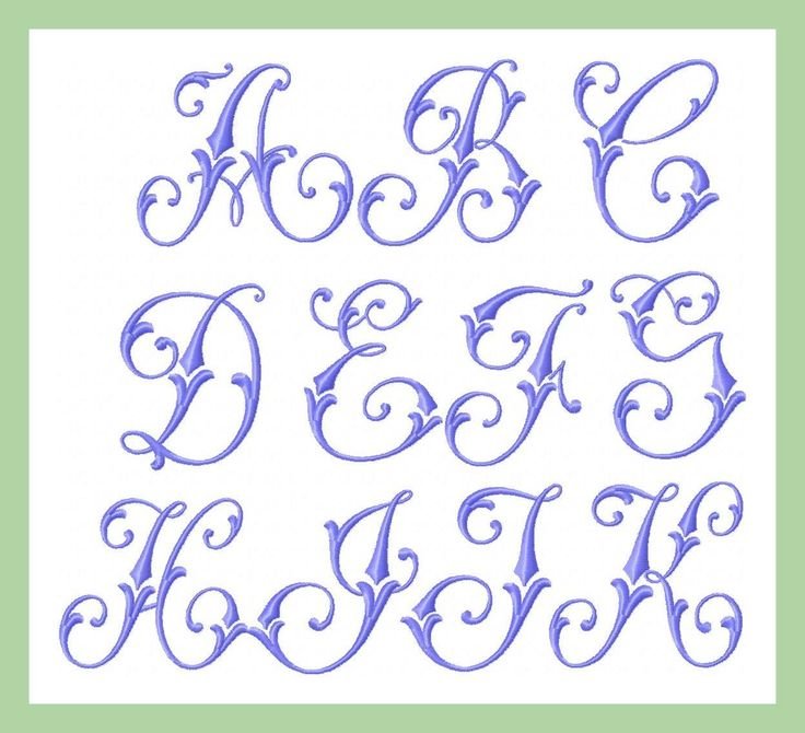 Красивые Монограммы букв
