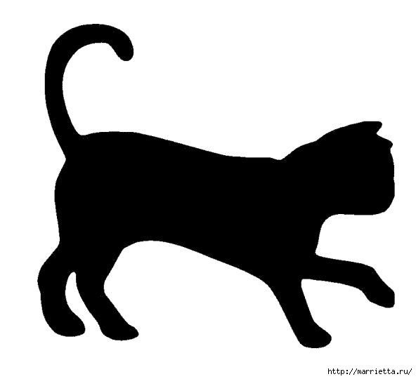 Силуэт кошки