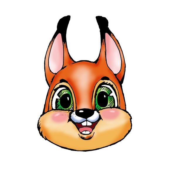 Маска белочки для детей