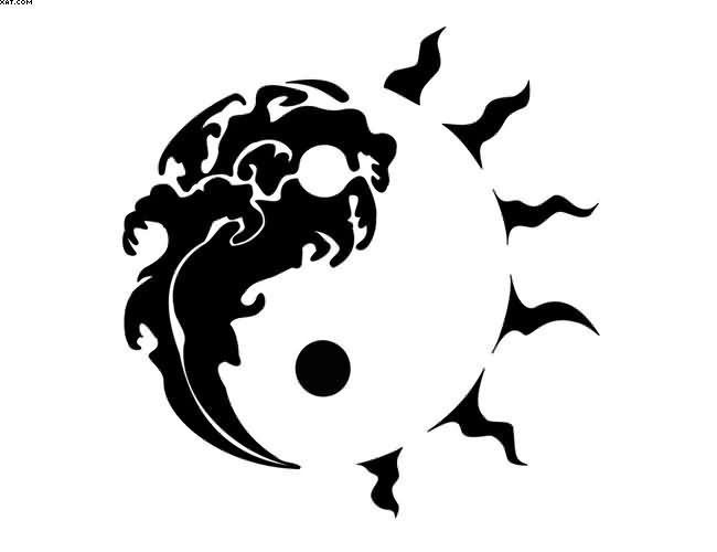 Тату Инь Янь