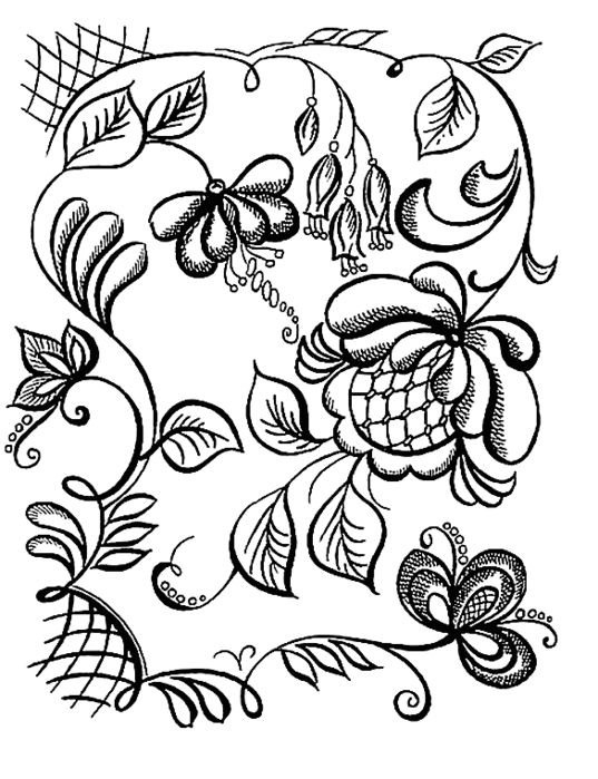 Узоры для росписи по дереву