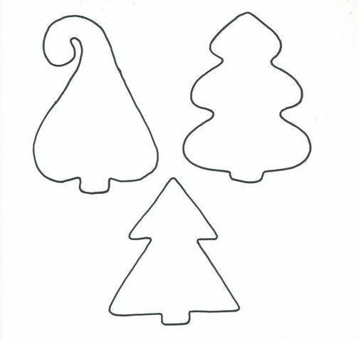 Новогодние игрушки из фетра выкройки