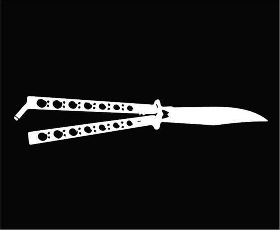 Нож бабочка стандофф 2