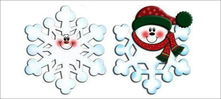 Веселые снежинки