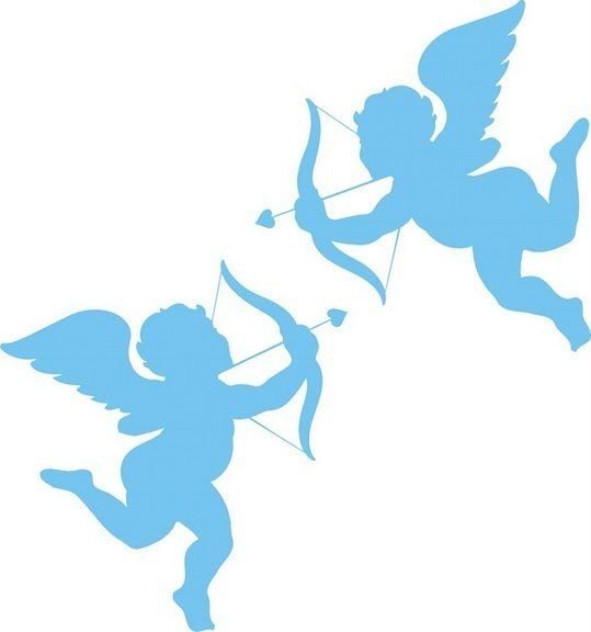 Купидон силуэт