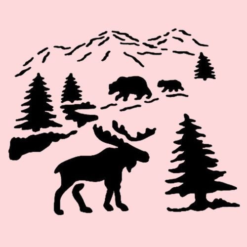 Силуэты природы и животных