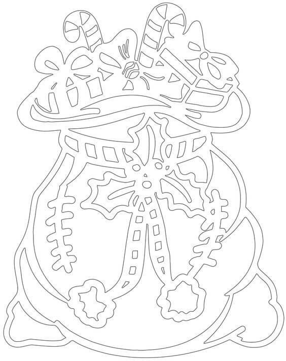 Вытынанки новогодние