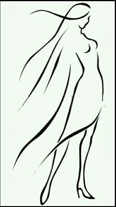 Изящные силуэты женщин