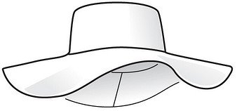 Шляпа женская макет