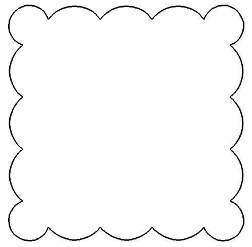 Квадрат с волнистыми краями