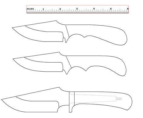 Ножи из стандофф 2 чертёж