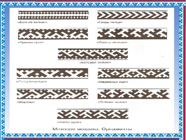 Орнаменты народов севера ненцы